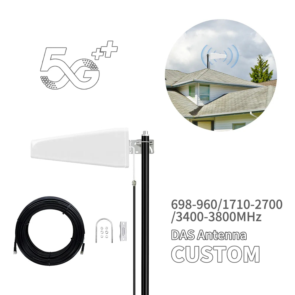 Sector Antenna Vertical 698-3800mhz Long Range Directional Wifi Wimax 2g3g4g5g6g Lte Lpda Yagi Booster Amplifier Repeater CPE
