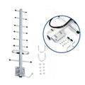 Sector Vertical DAS Antenna UHF/VHF 450-470MHZ WIFI Directional Yagi 12 Gain <1.5 VSWR N/S MA Connector RG58/LMR Cable Amplifier