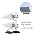 Sector Yagi Antenna 698-6000MHz Vertical 11dBi IOT Long Range Directional 5G WiFi WiMax 4G LTE Booster Amplifier